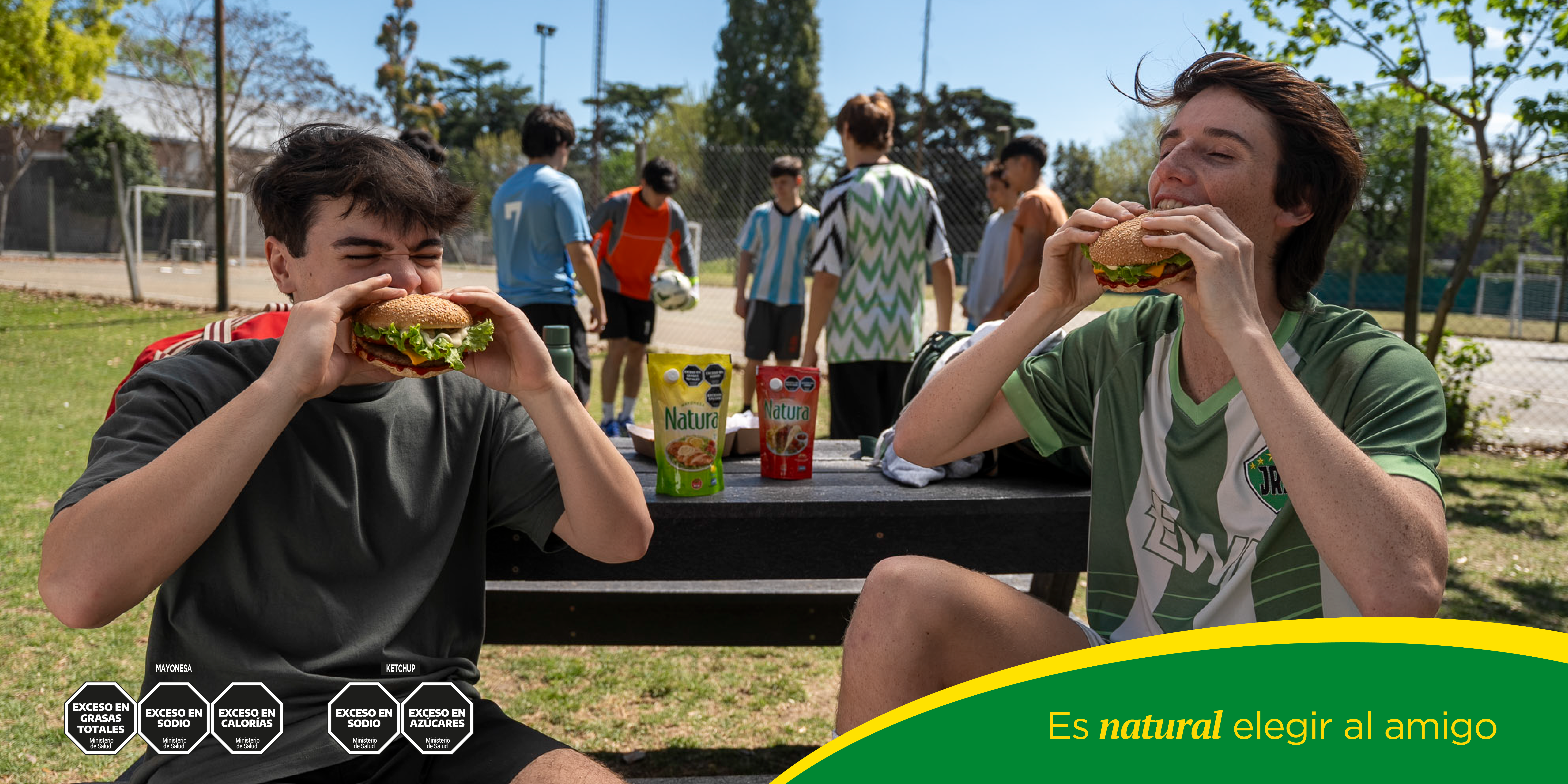 Elegir compartir algo rico con amigos y familia, y donde siempre está Natura